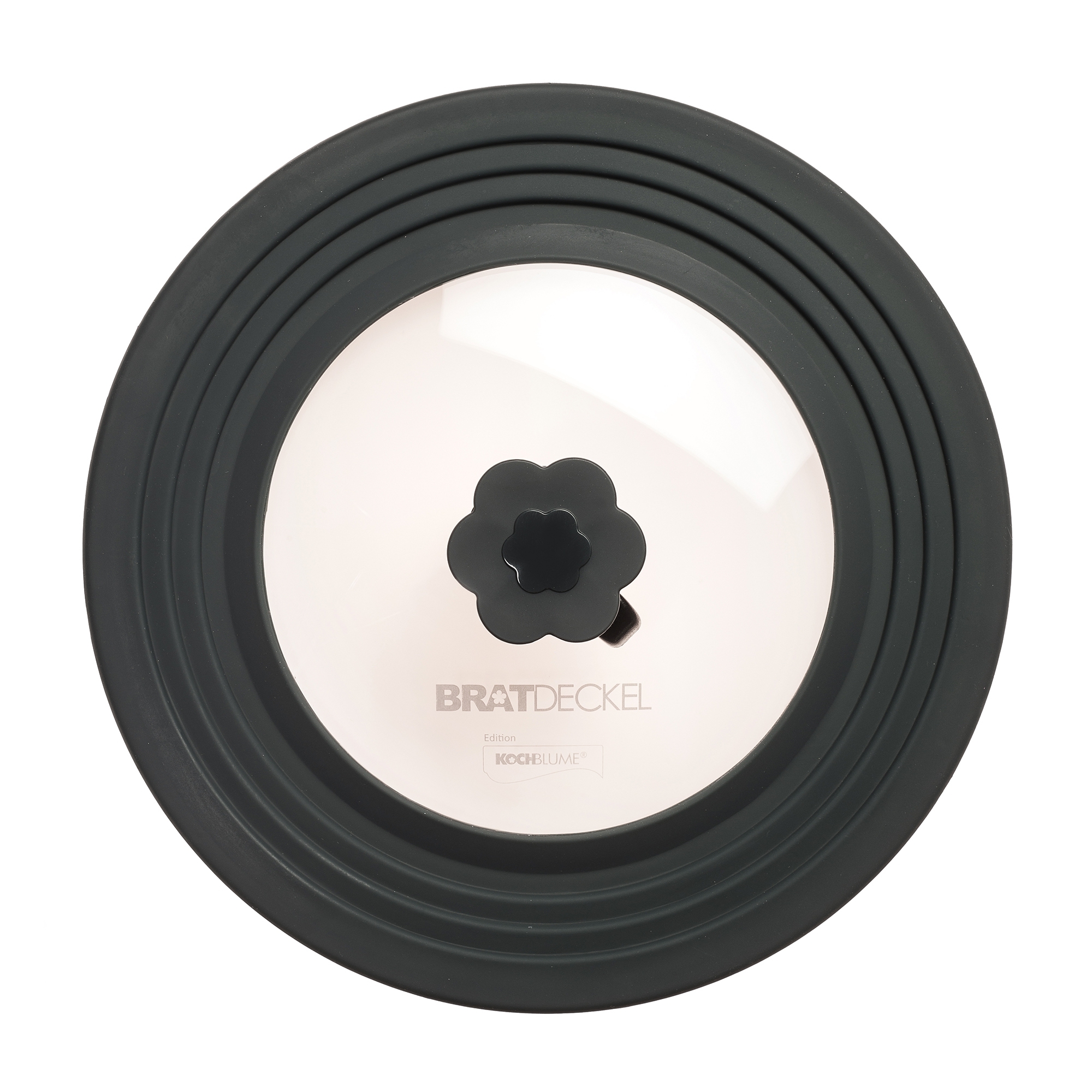 Kochblume - Bratdeckel - groß 31 cm, anthrazit