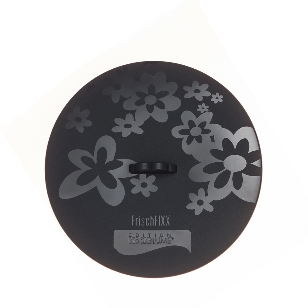Kochblume - Frischfixx - Frischhaltedeckel 18 cm, anthrazit