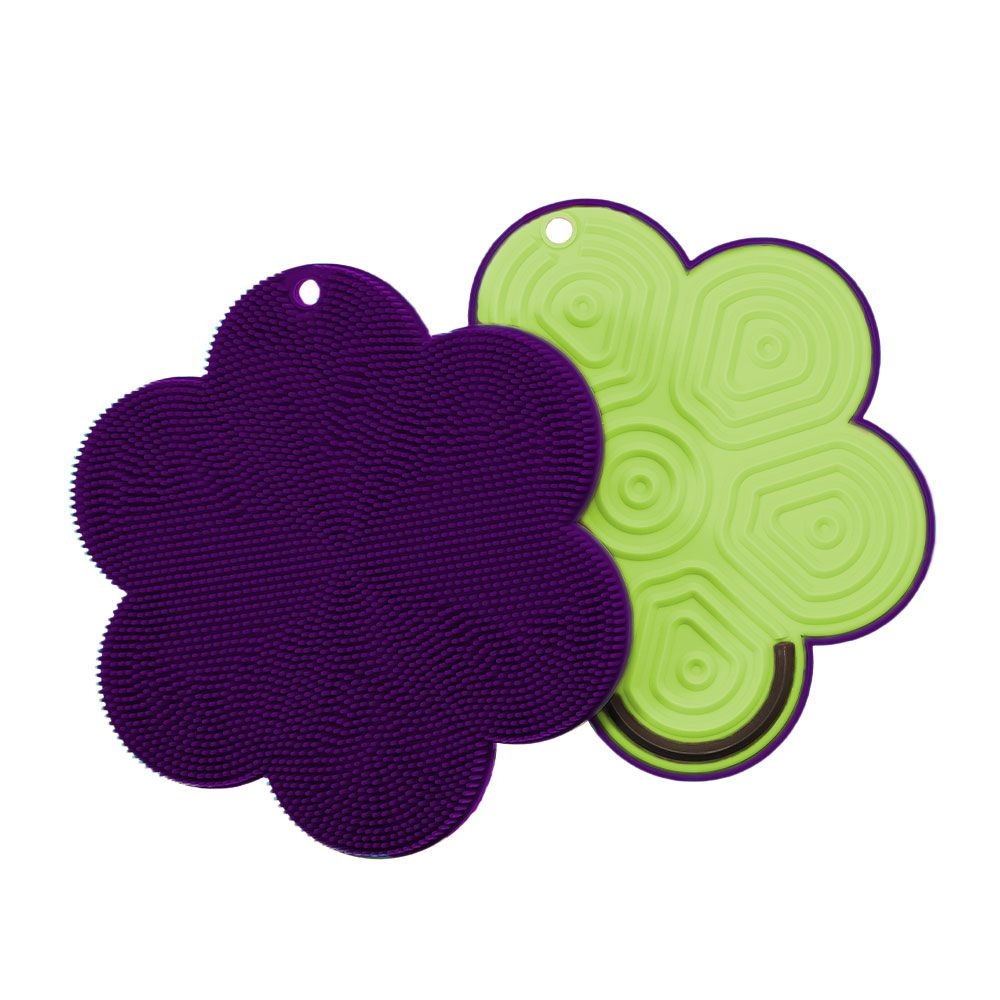 Kochblume - SCRUBBY Plus flower, violet/lime