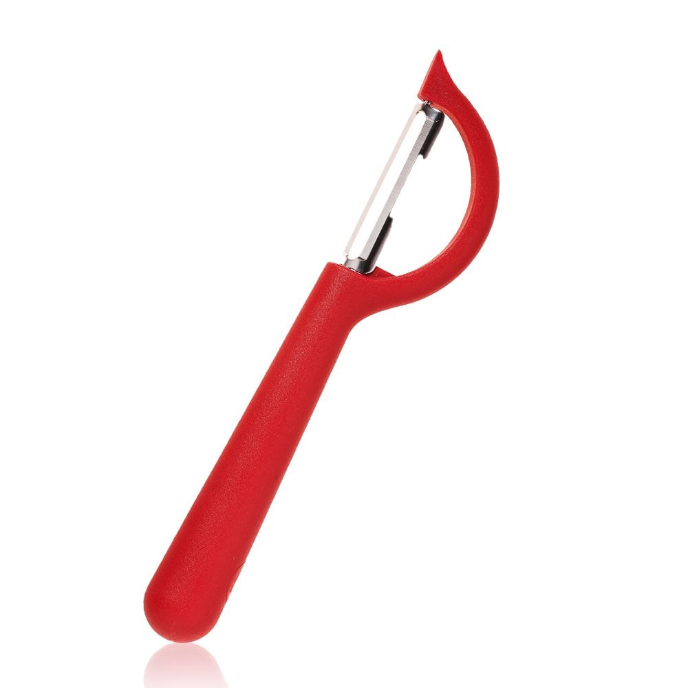Kochblume - P-peeler with smooth blade, red