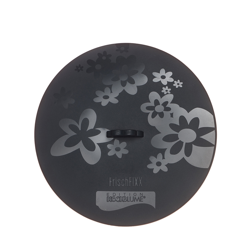 Kochblume - Frischfixx - Frischhaltedeckel 22 cm, anthrazit
