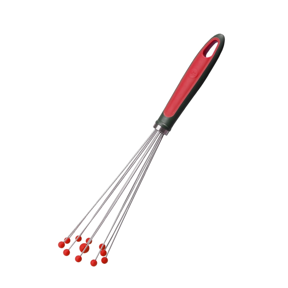 Kochblume - Kugel-Schneebesen - 33,5 cm, rot