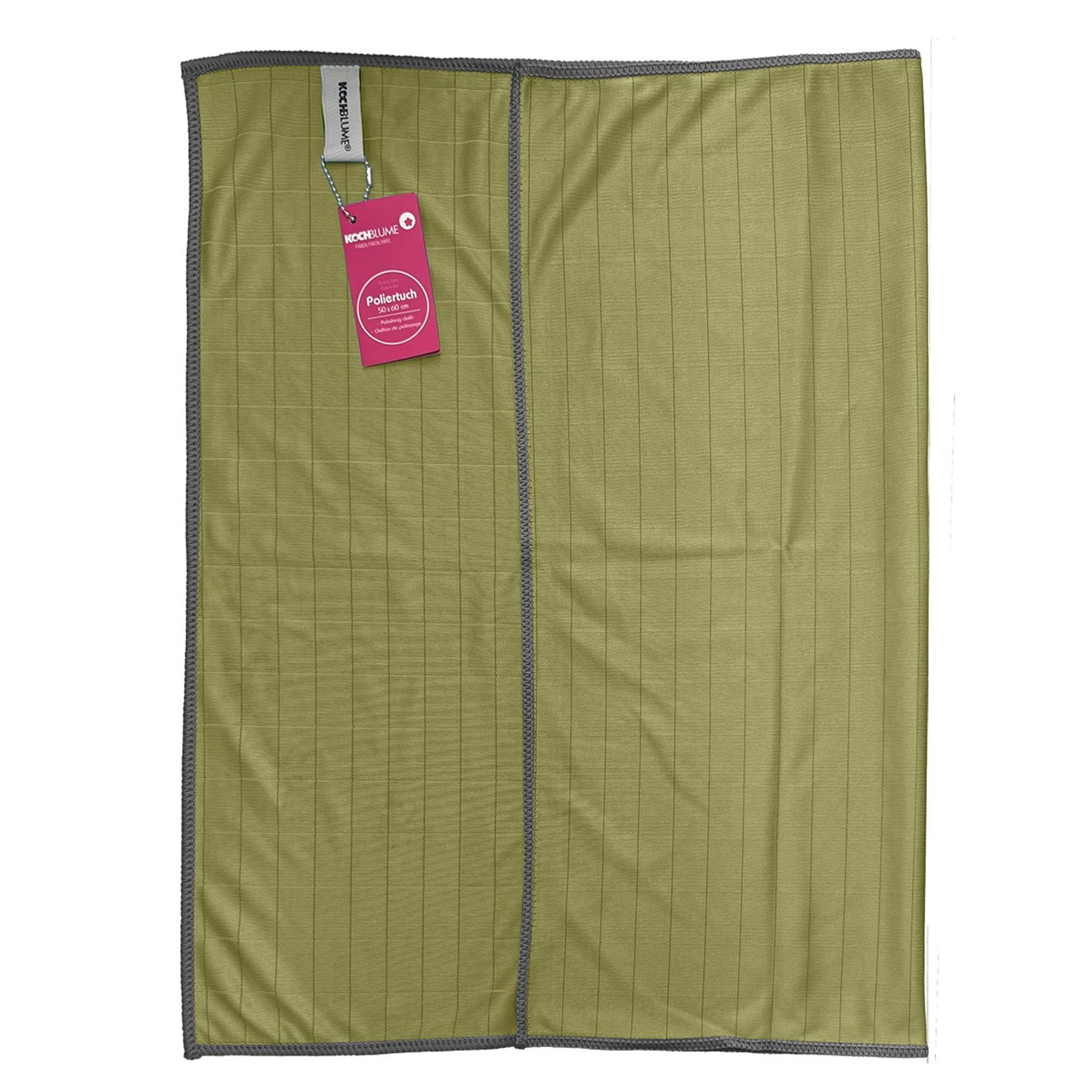 Kochblume - polishing cloth 50 x 60 cm, olive