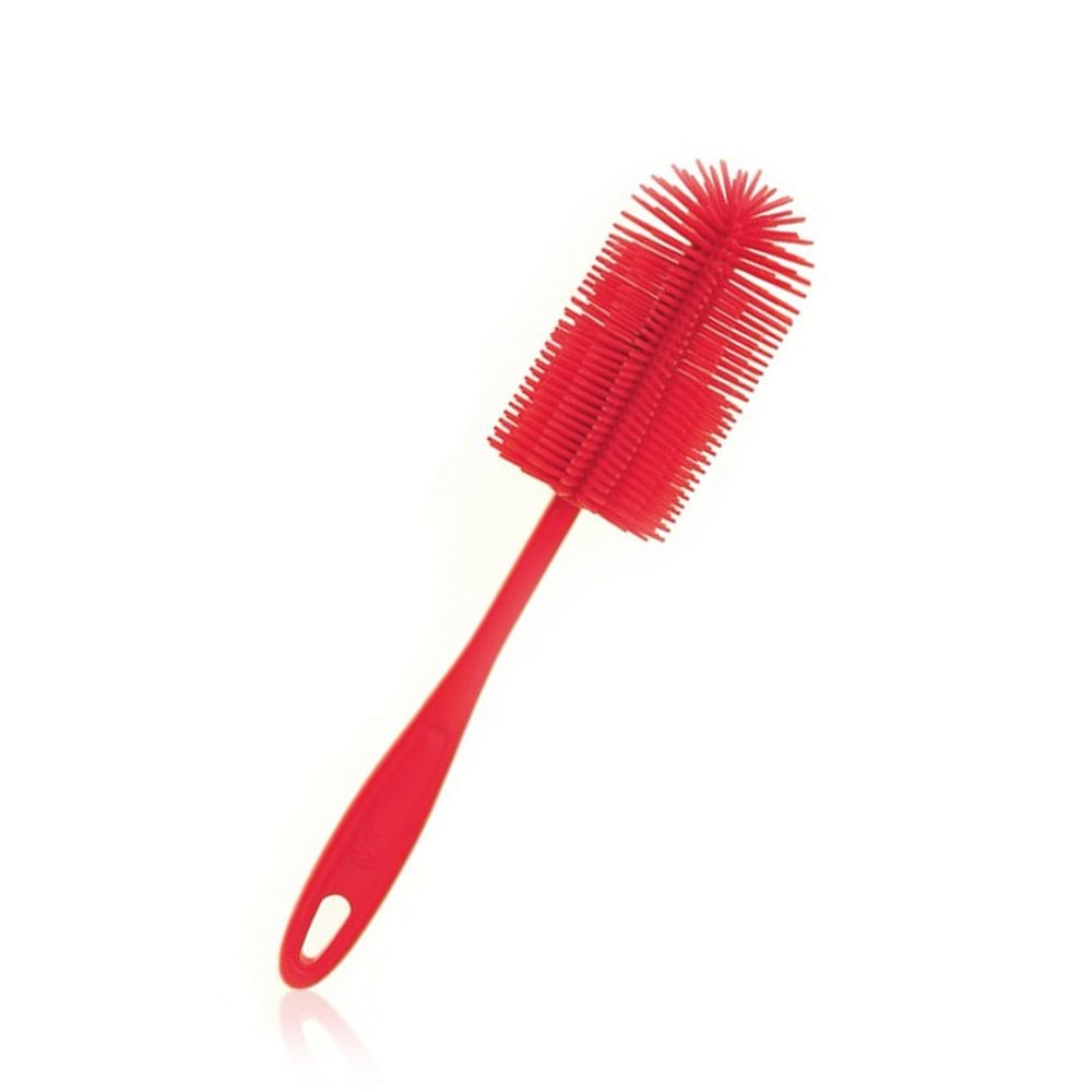 Kochblume - Silicone dish brush - 29 cm, red
