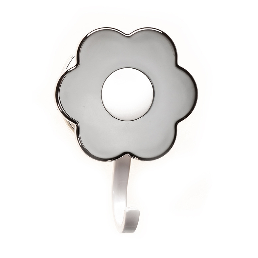 Kochblume - Hook Flower L, white/chrome