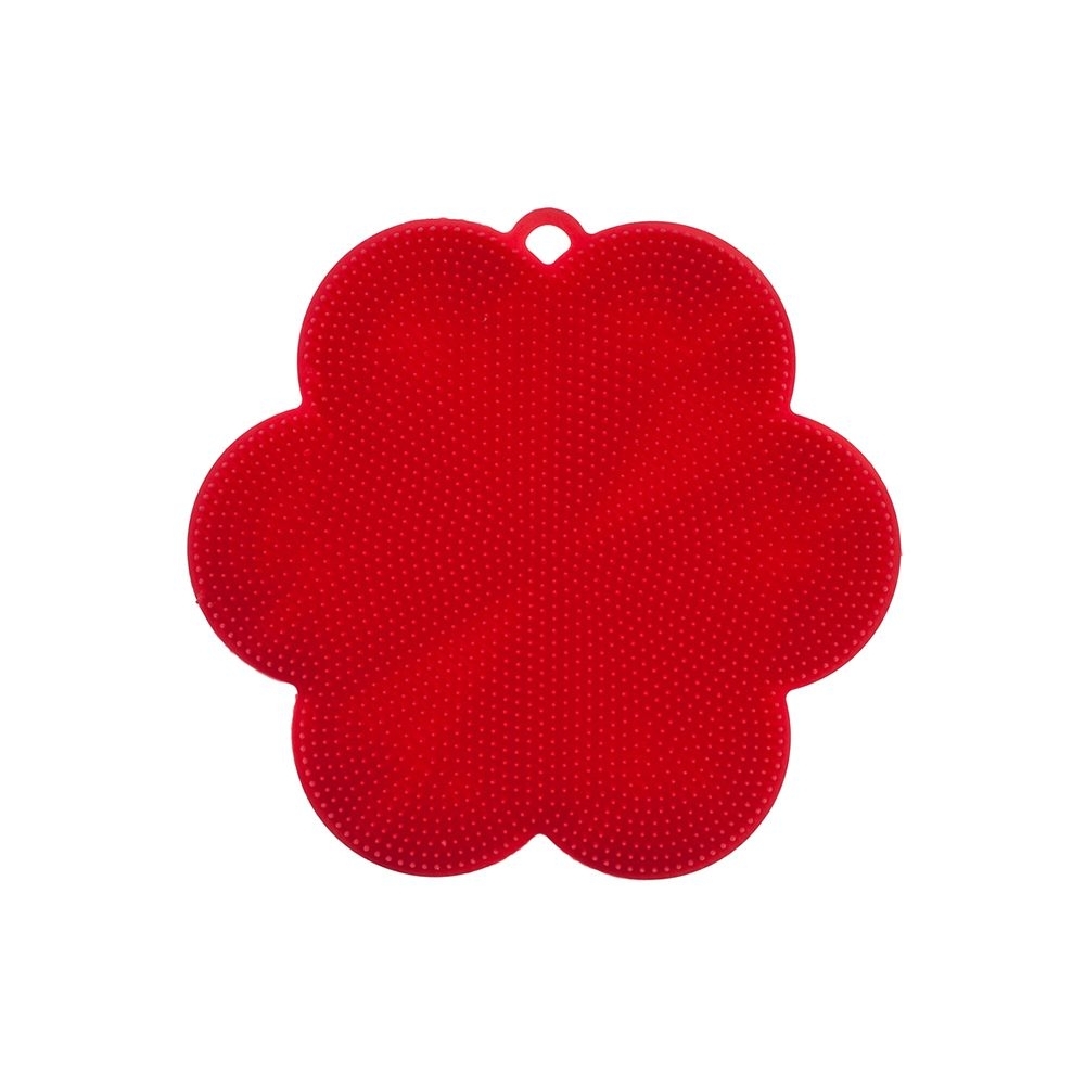Kochblume - SWISCH sponge / lint brush silicone, red Kochblume - SWISCH sponge / lint brush silicone, red
