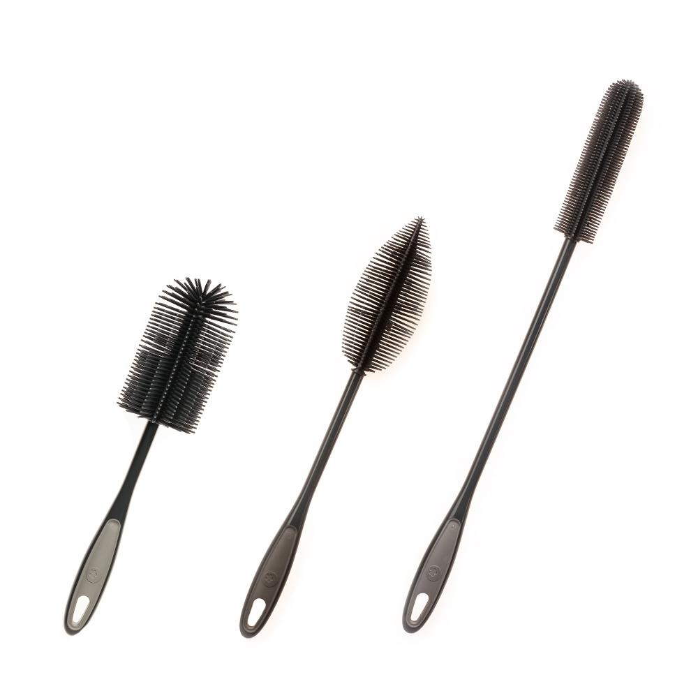 Kochblume - Set: bottle brush + bottle brush slim + dishwashing brush round Kochblume - Set: bottle brush + bottle brush slim + dishwashing brush round