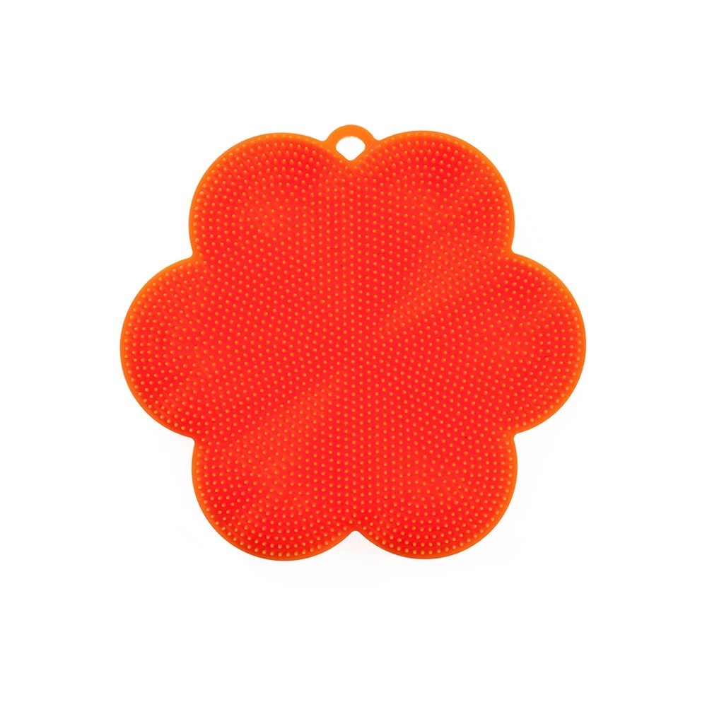 Kochblume - SWISCH sponge / lint brush silicone, orange