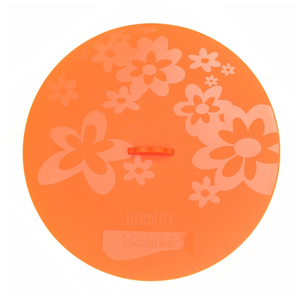 Kochblume - Frischfixx - Frischhaltedeckel 30 cm, orange