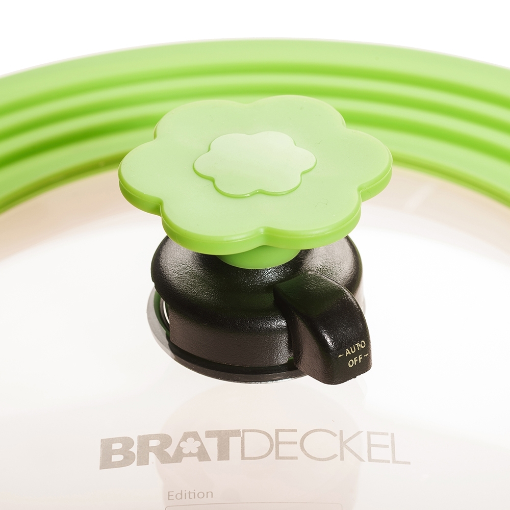 Kochblume - Bratdeckel - groß 31 cm, limette