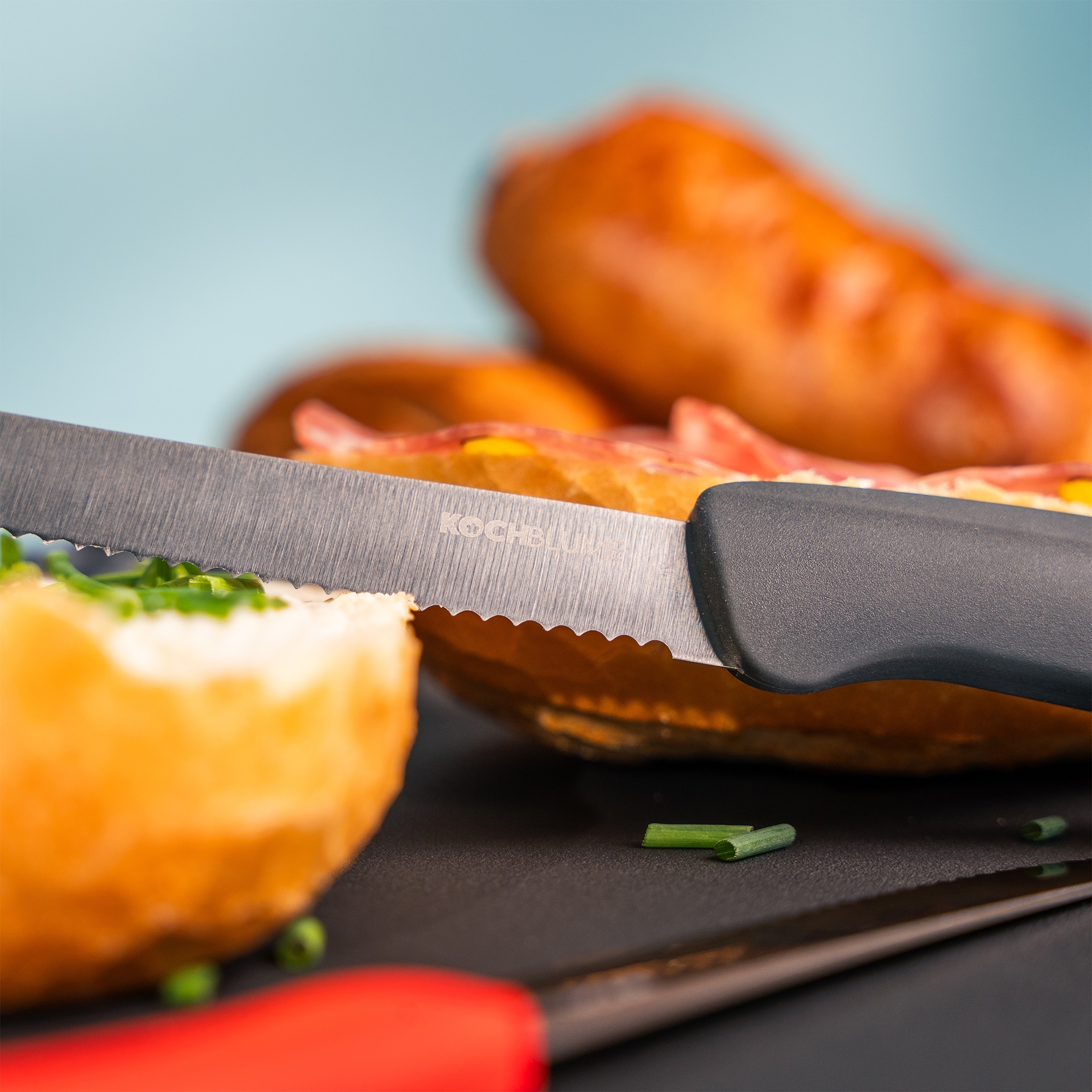 Kochblume - Frühstücksmesser 4-tlg., colormix