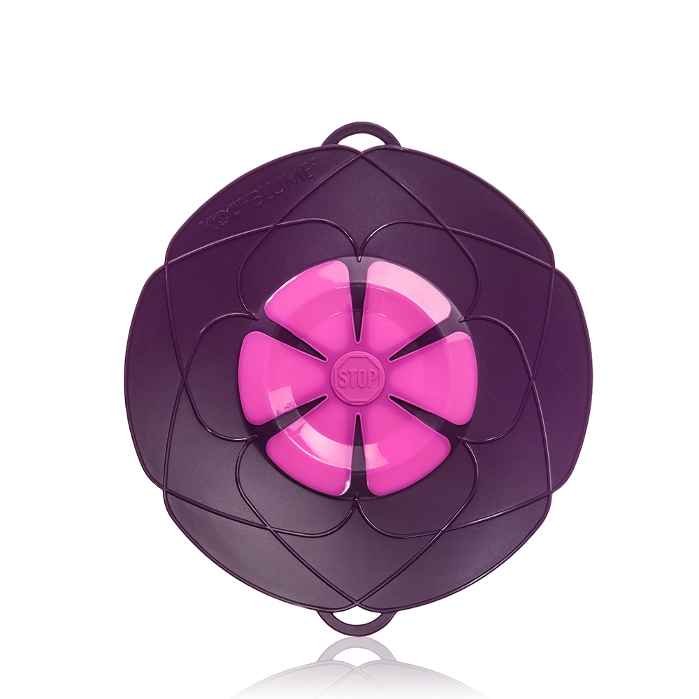 Kochblume - Spill Stopper M 25,5cm, violet
