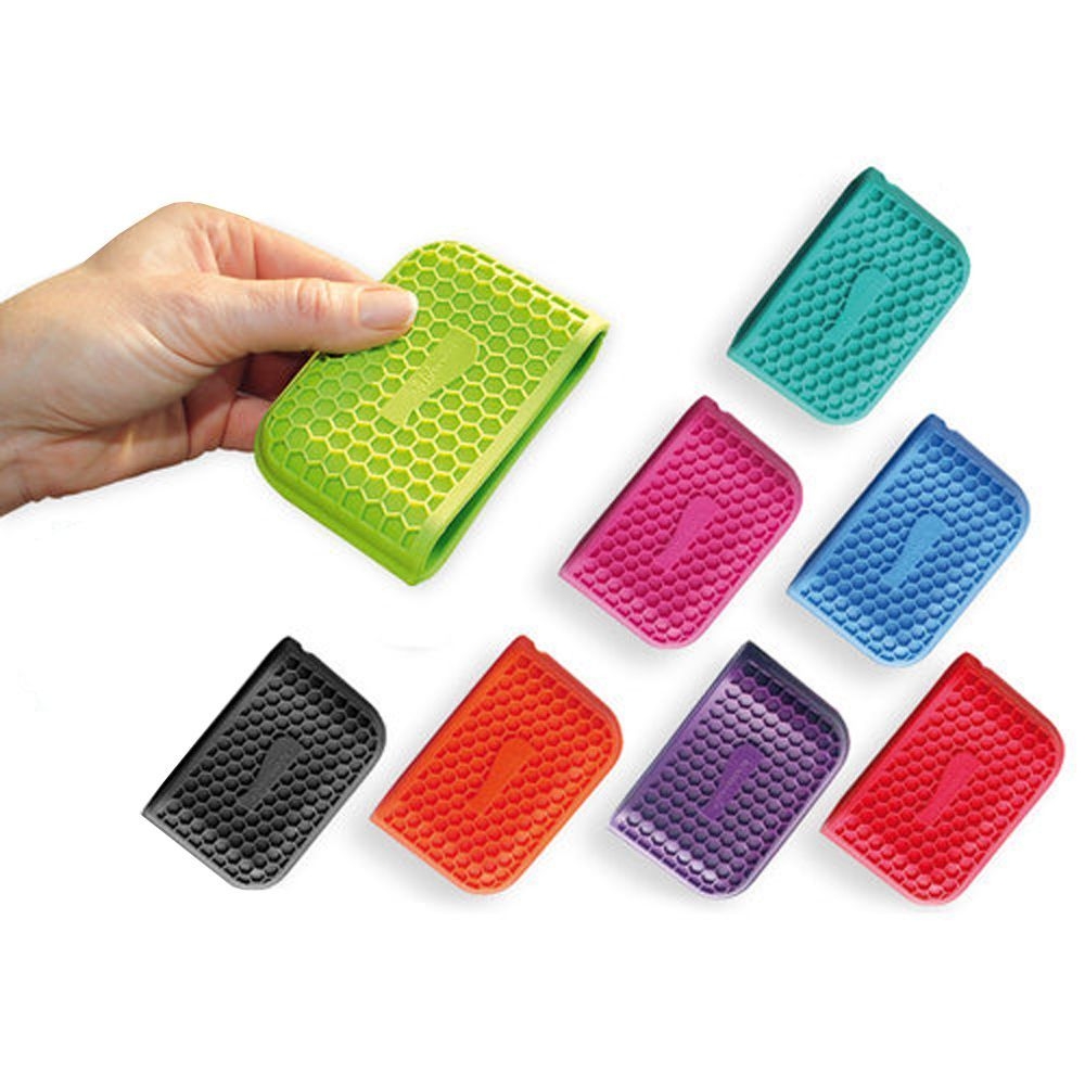 Kochblume - PROTEC Fingerschutz - 2er Set, dunkelblau