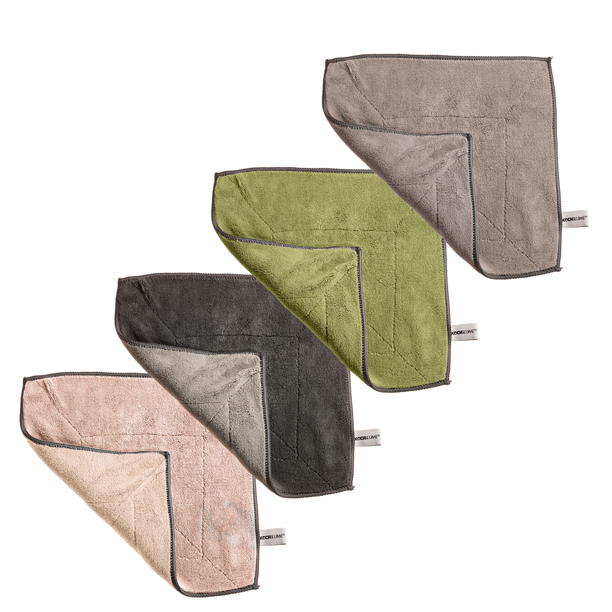 Cooking Flower - Microfiber 30x30cm 4-piece set - Colormix AT/TPE/OL/AA