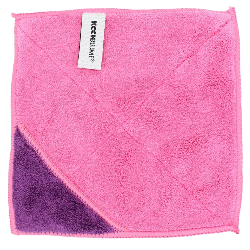 Kochblume - Microfiber cloth 18 x18 cm, pink/violet