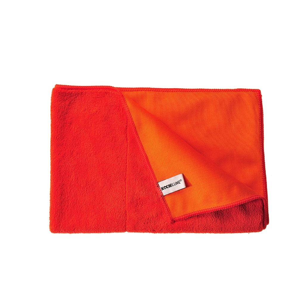 Kochblume - Geschirrtuch 60 x 40 cm, rot/orange