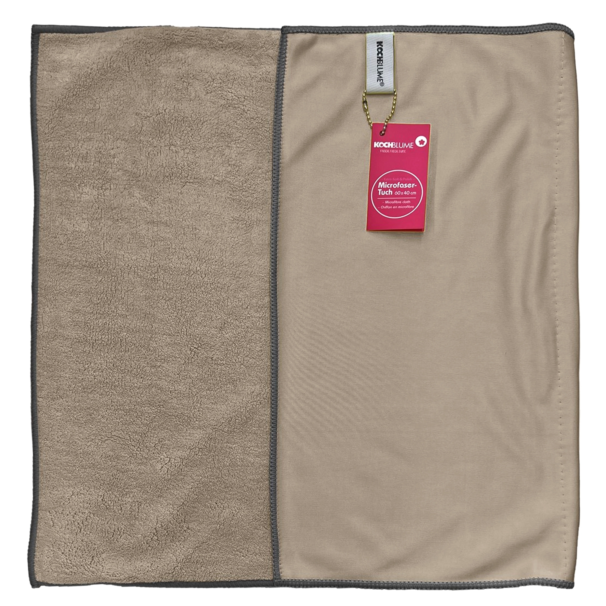 Kochblume - tea towel 60 x 40 cm, taupe