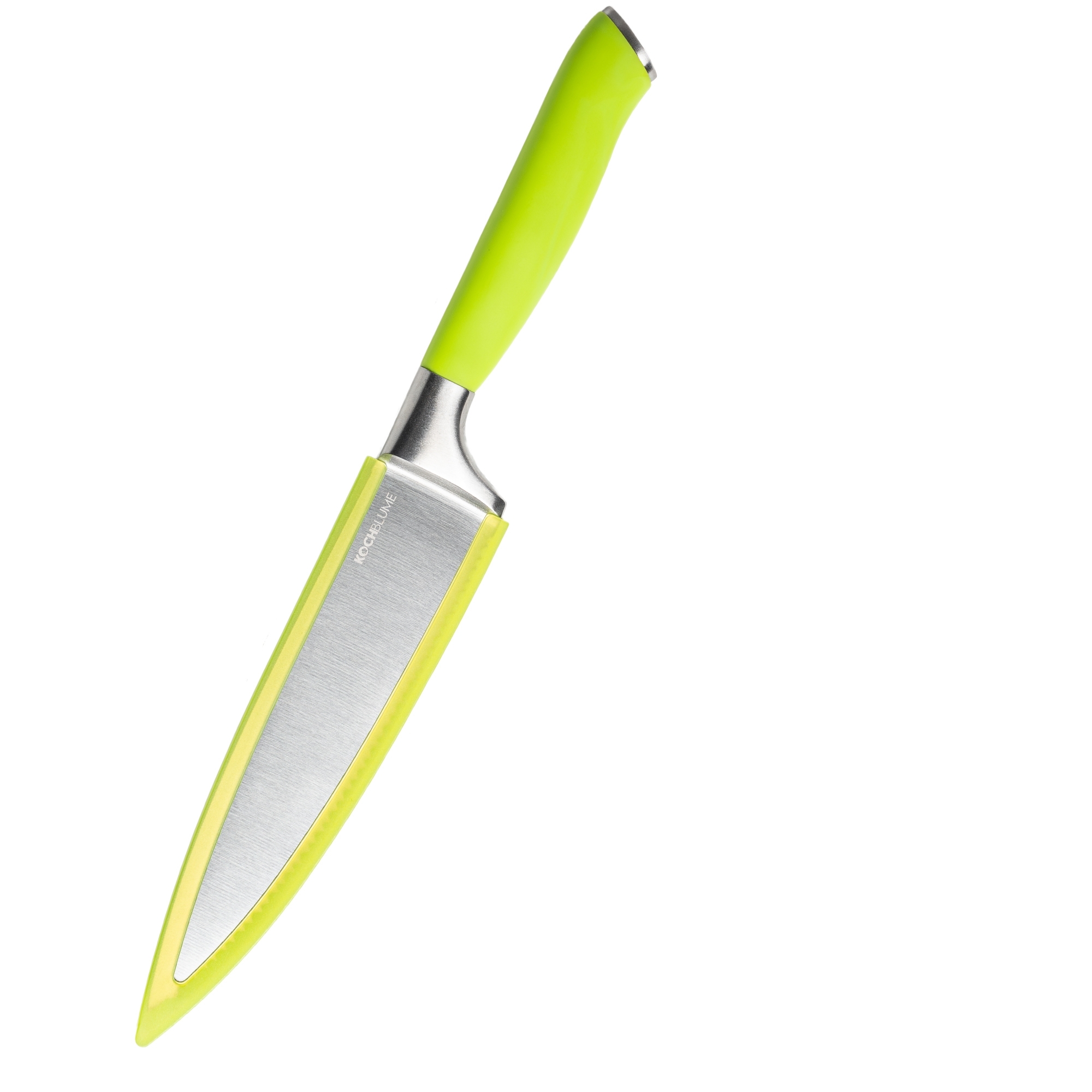 Kochblume - Chef's knife with serrated edge, lime