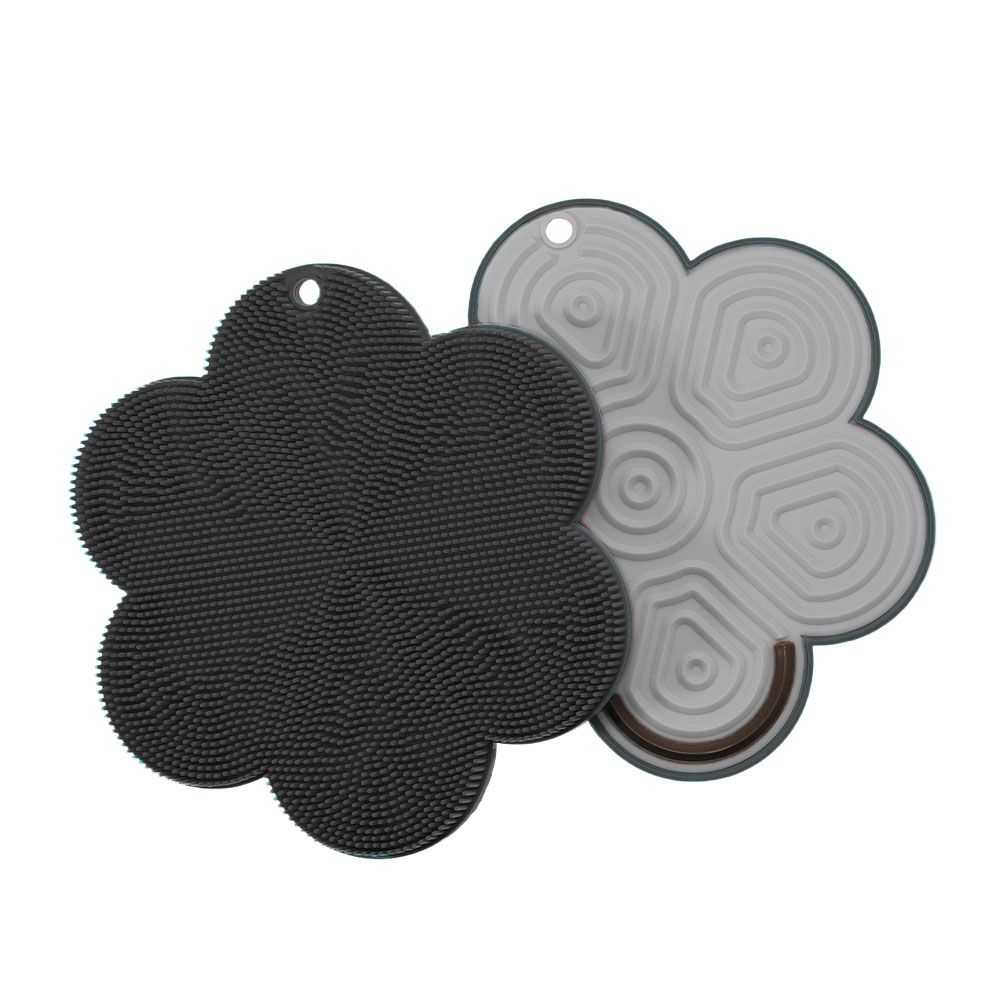 Kochblume - SCRUBBY Plus flower, antracite/grey
