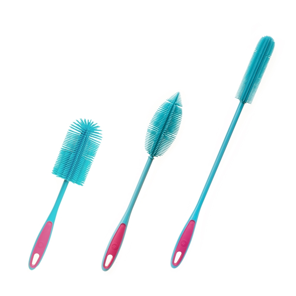 Kochblume - Set: Flaschbürste + Flaschenbürste Slim + Spülburste Rund