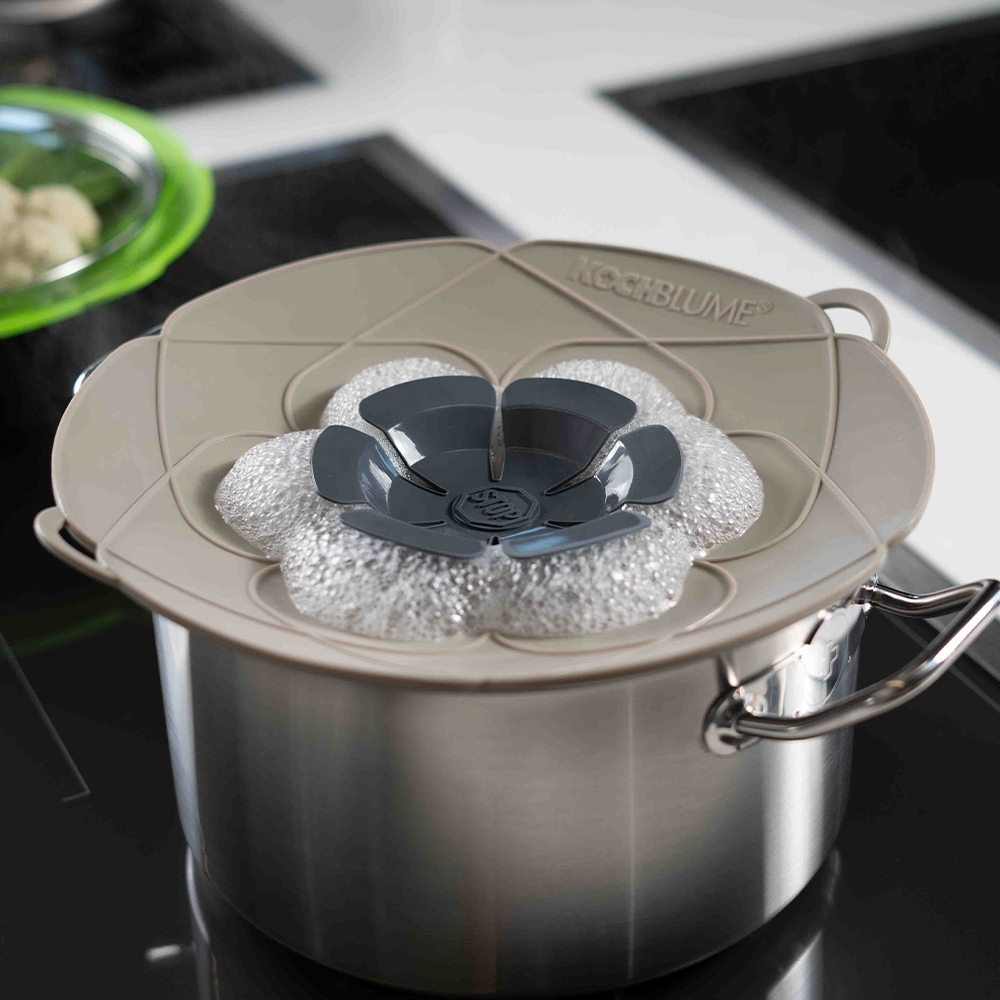 Kochblume - Überkochschutz L 29cm, taupe Kochblume - Überkochschutz L 29cm, taupe