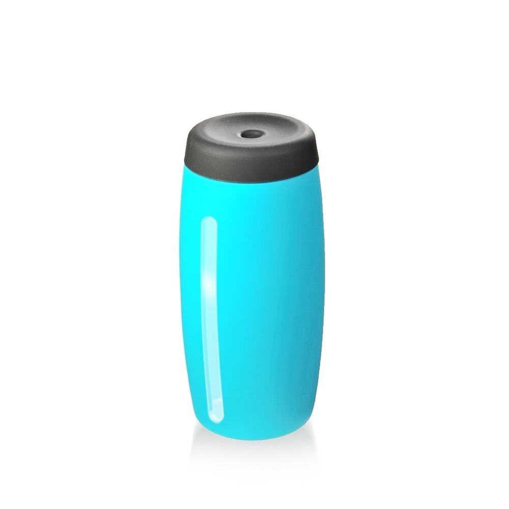 Kochblume - Dosing dispenser with viewing window 275 ml, turquoise