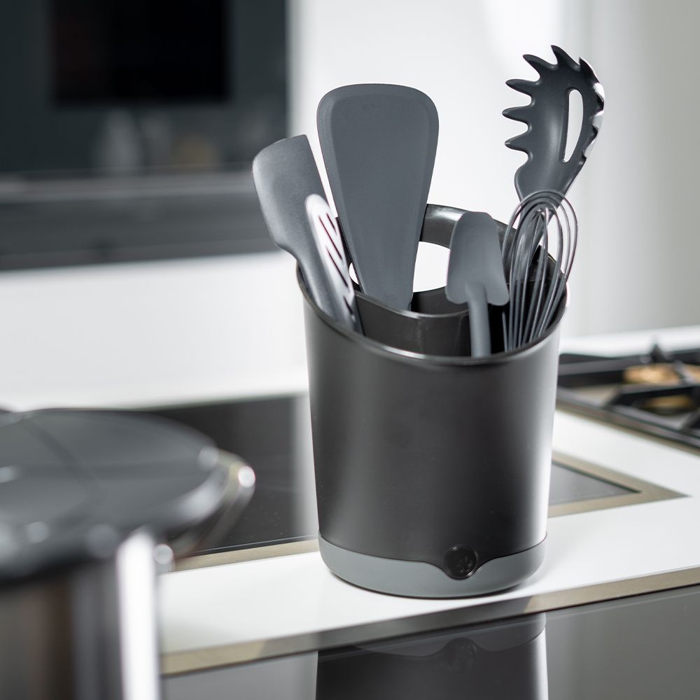 Kochblume - Utensilienbehälter, schwarz Kochblume - Utensilienbehälter, schwarz