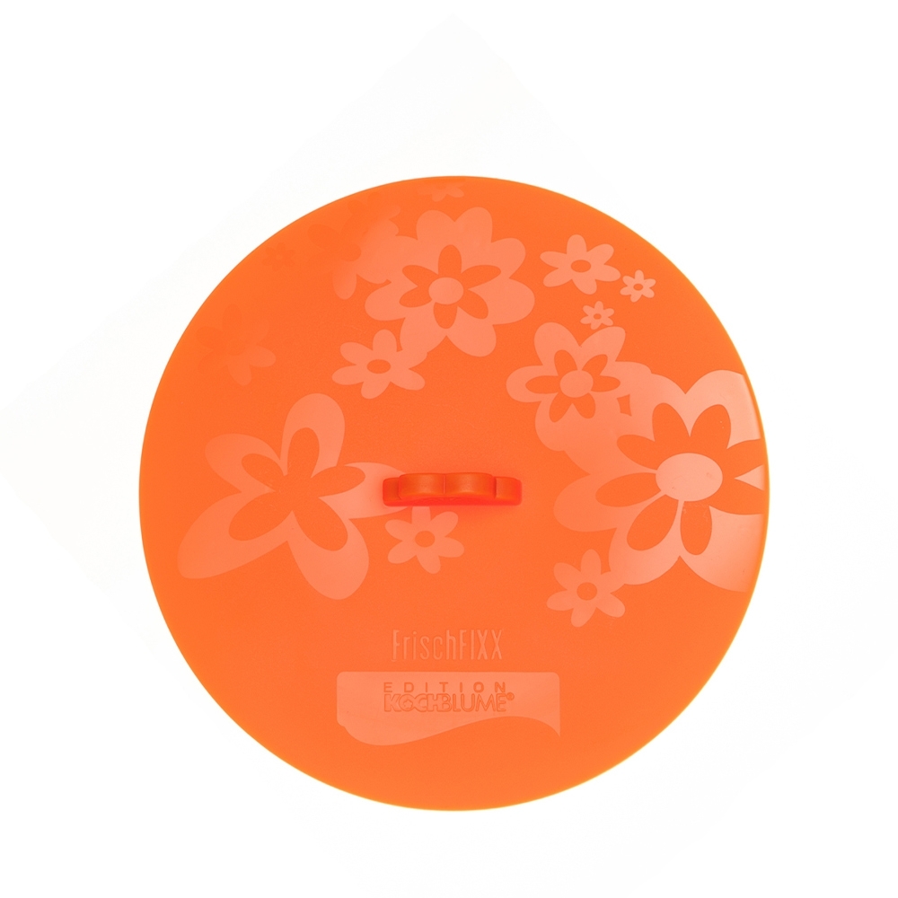 Kochblume - Frischfixx - Frischhaltedeckel 18 cm, orange