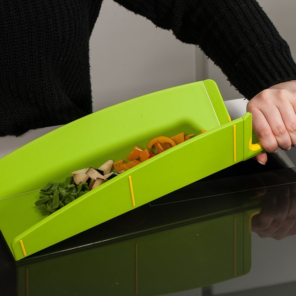 Kochblume - Falt-Schneidebrett 42 x 24,5 cm, limette Kochblume - Falt-Schneidebrett 42 x 24,5 cm, limette