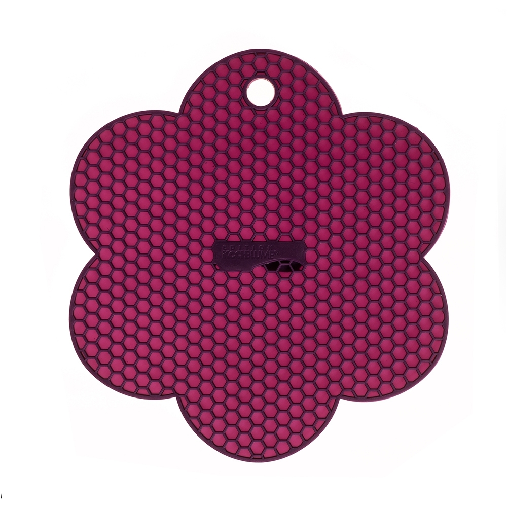 Kochblume - honeycomb - potholders/coasters flower, violet