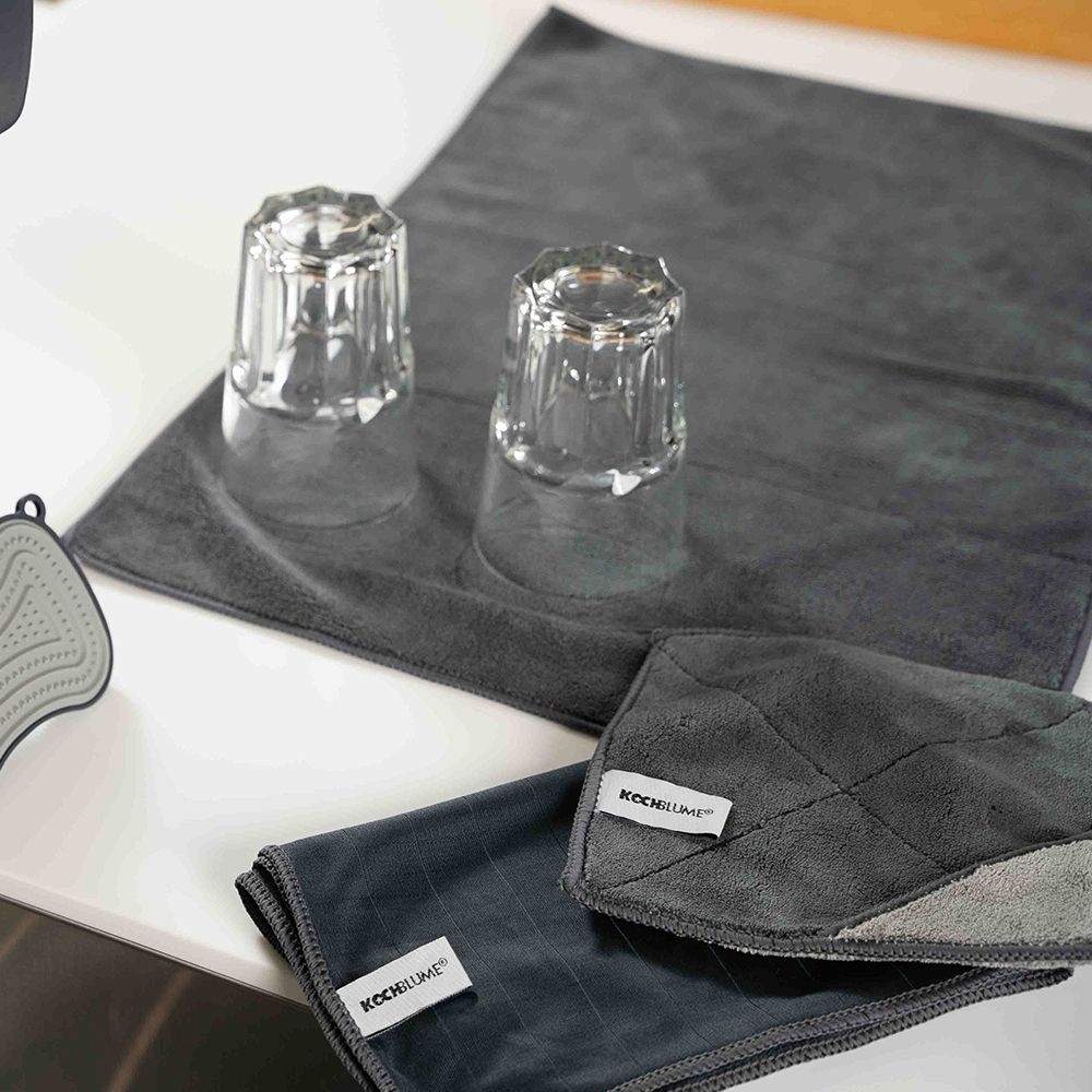 Kochblume - polishing cloth 50 x 60 cm, olive