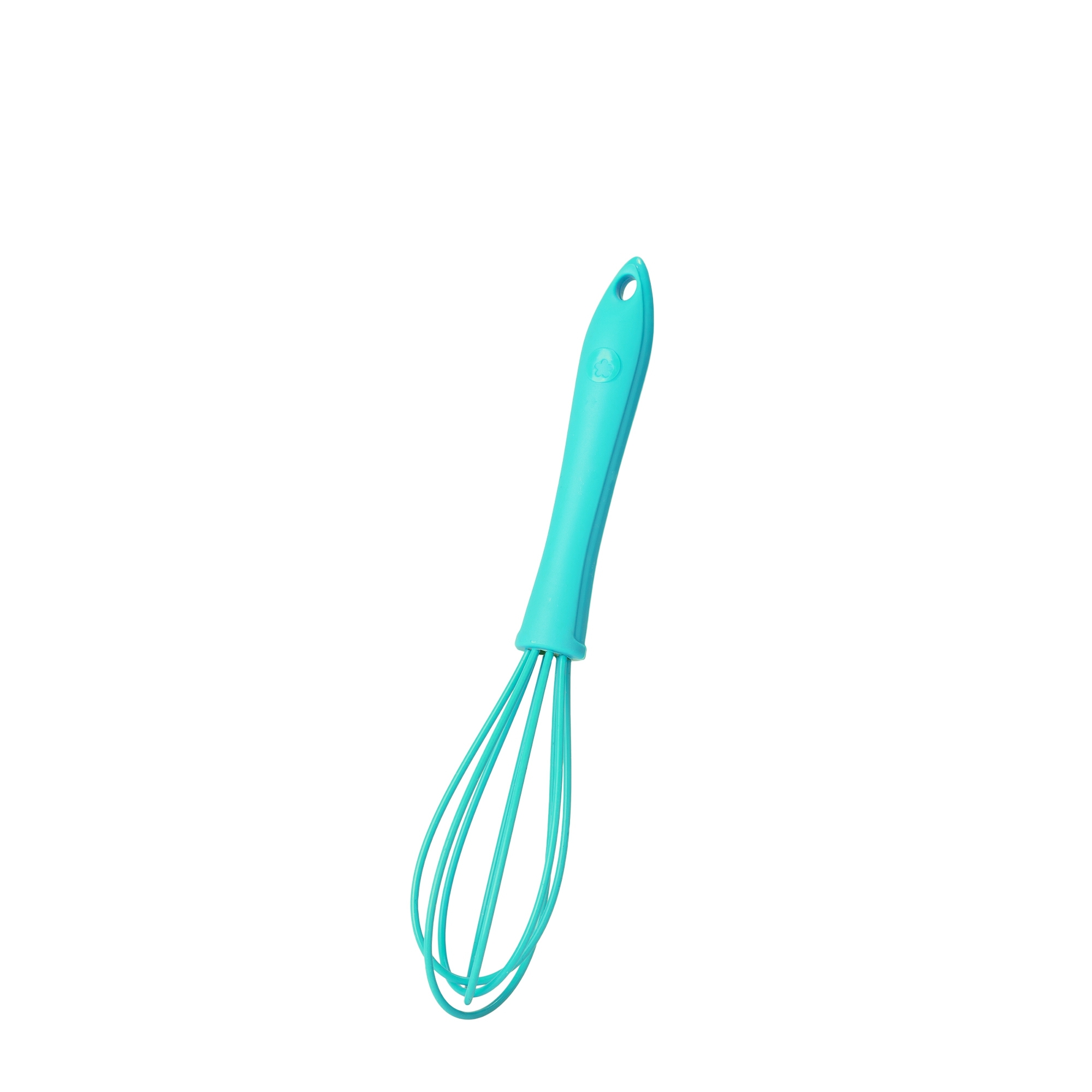 Kochblume - Schneebesen S - 19 cm, türkis