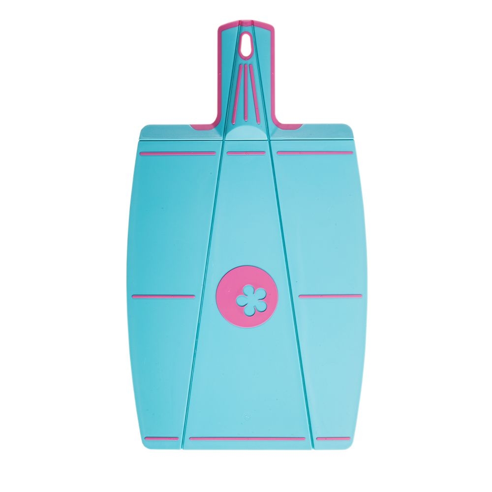 Kochblume - folding cutting board 42 x 24,5 cm, turquoise