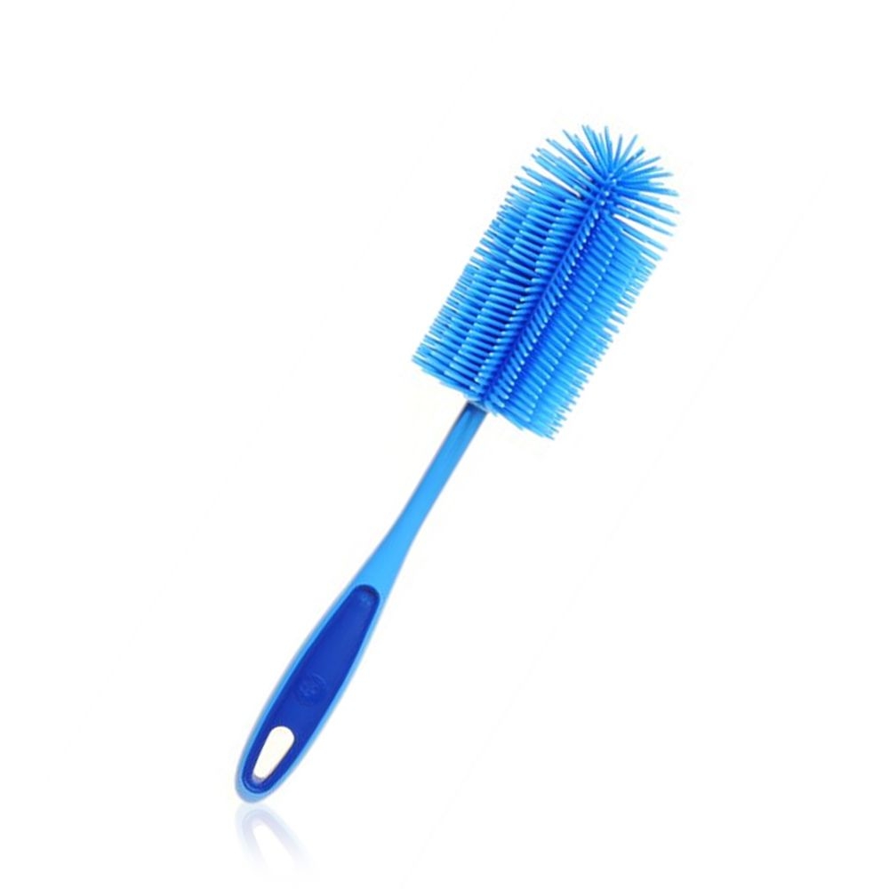 Kochblume - Silikon Spülbürste - 29 cm, blau