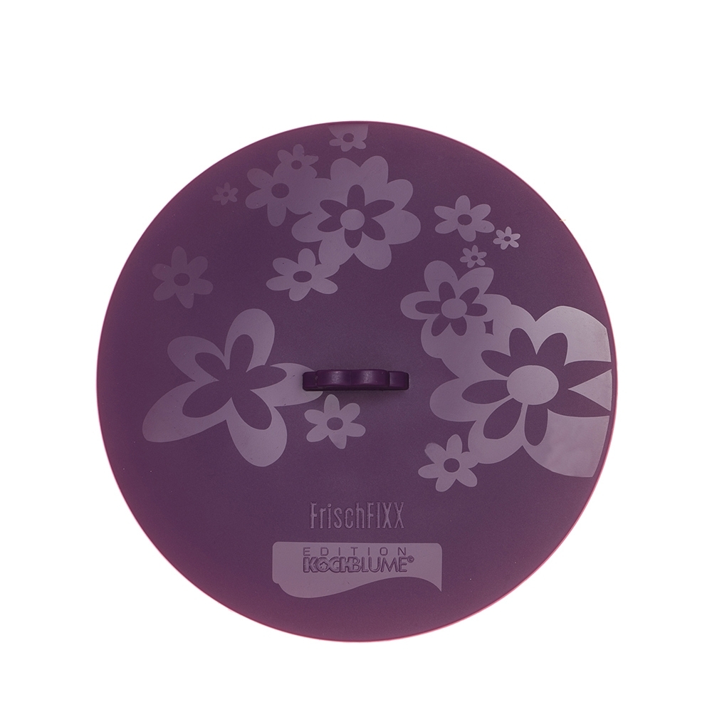Kochblume - Frischfixx - Fresh-keeping lids 22 cm, violet