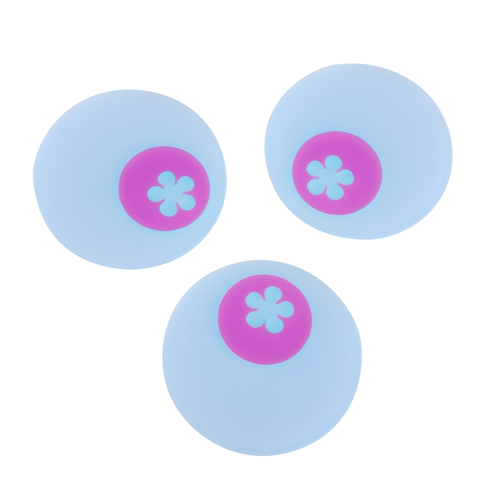 Kochblume - Multi-Untersetzer 3 Stk. eisblau/pink