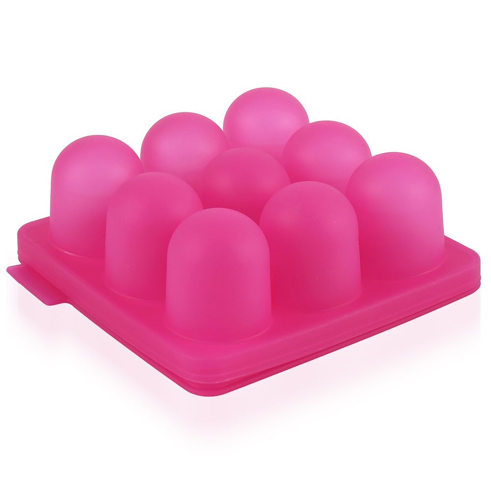Kochblume - Eiswürfelformen Halbrund, pink Kochblume - Eiswürfelformen Halbrund, pink