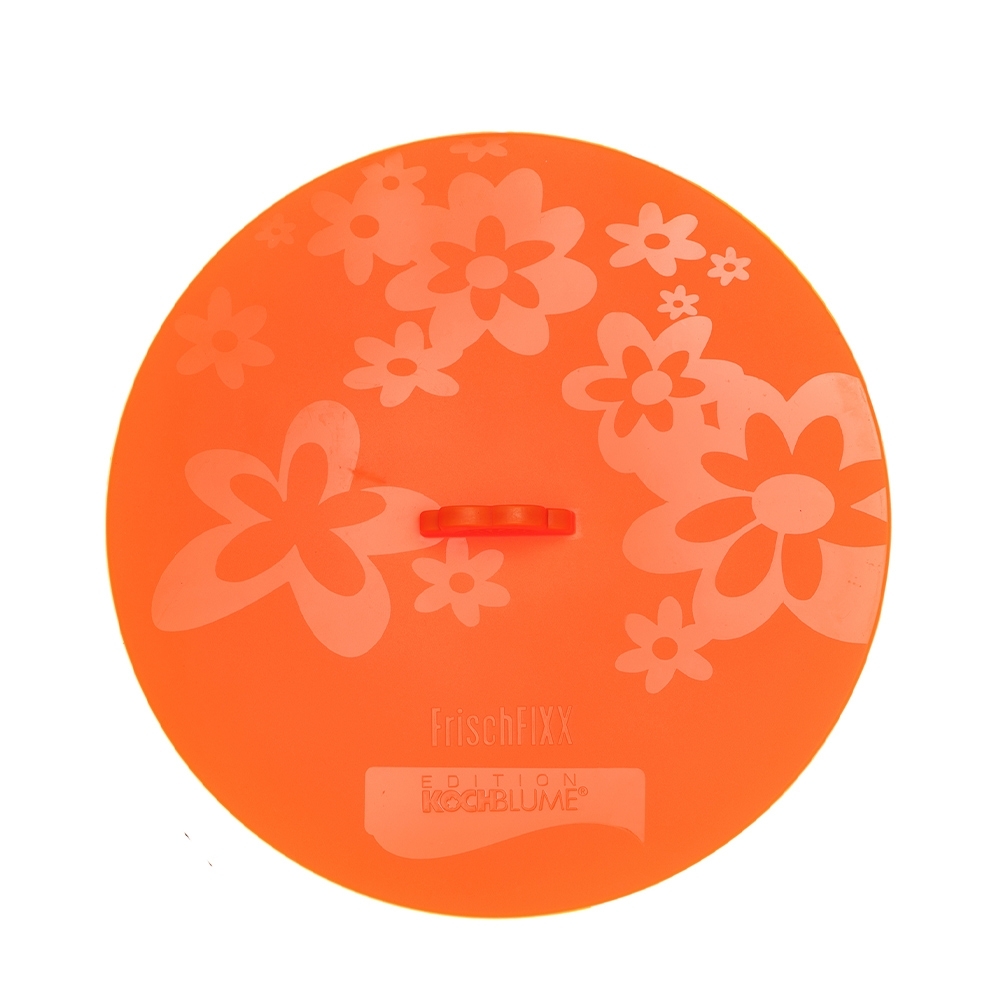 Kochblume - Frischfixx - Frischhaltedeckel 25 cm, orange