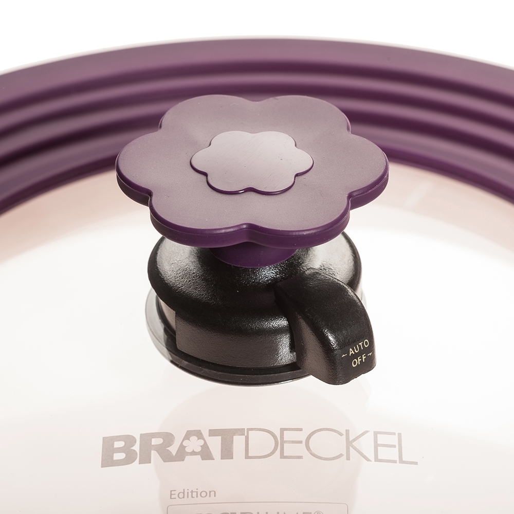 Kochblume - Smart Lid with Auto-Release Valve 31 cm, violet