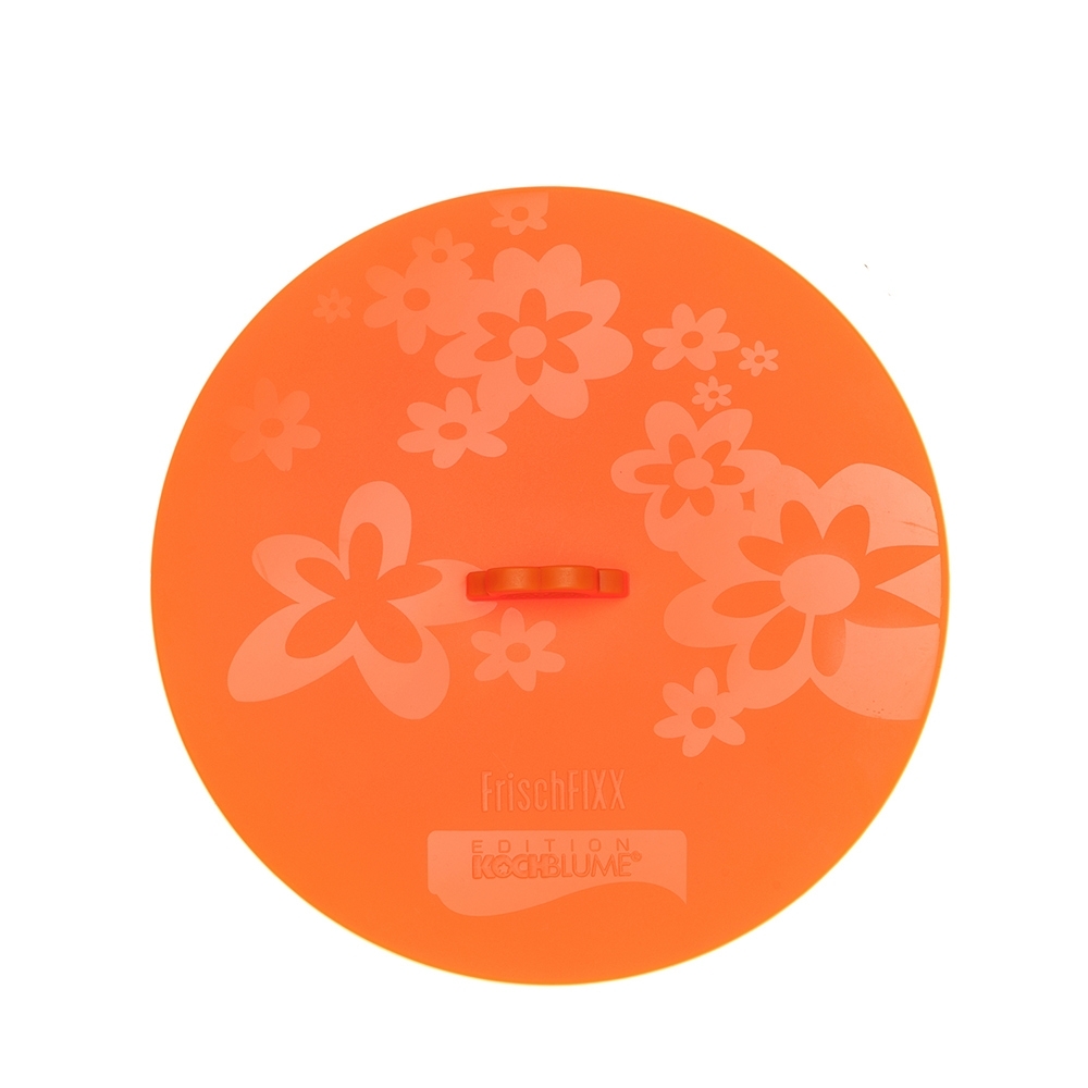 Kochblume - Frischfixx - Frischhaltedeckel 22 cm, orange