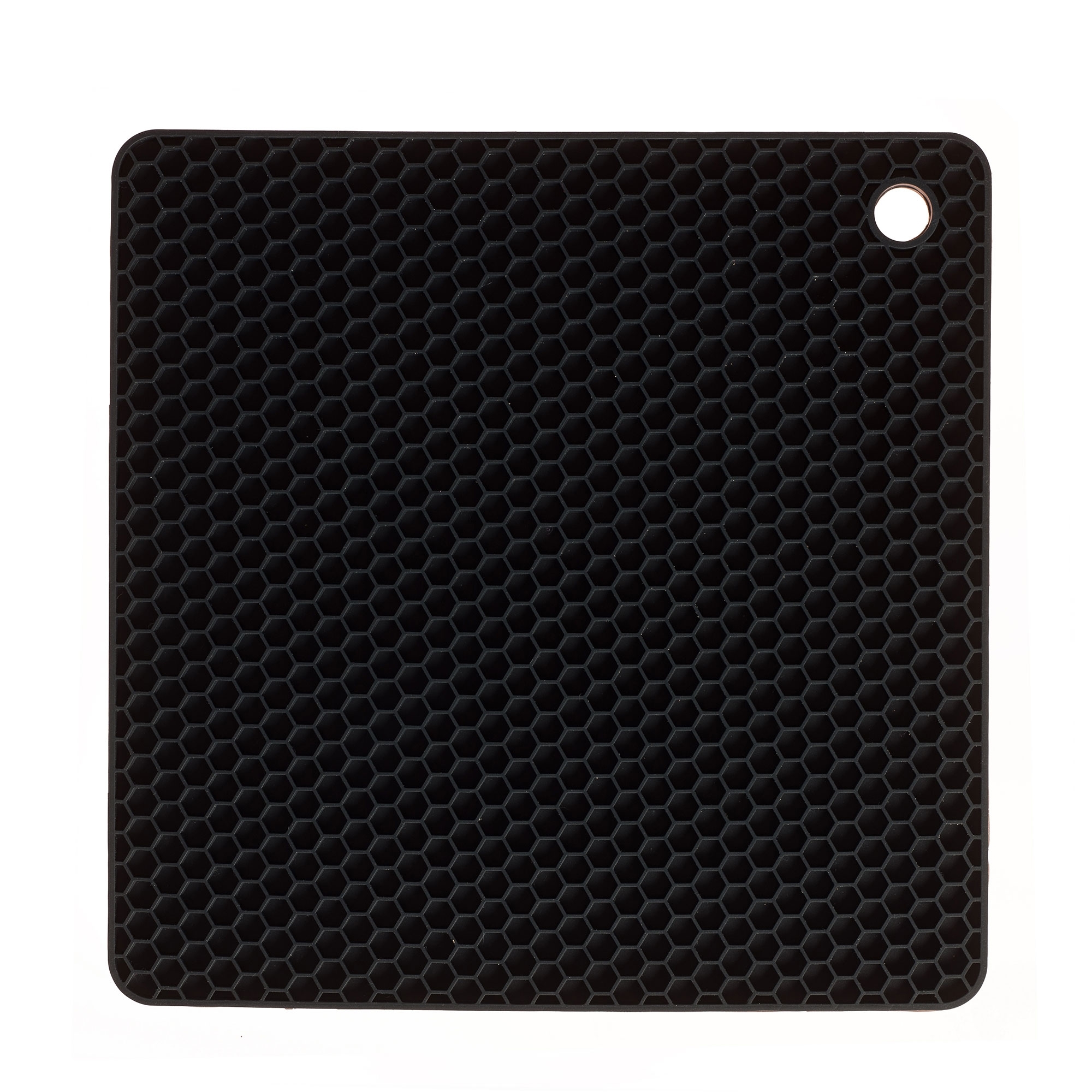 Kochblume - honeycomb - potholders / coasters, anthracite
