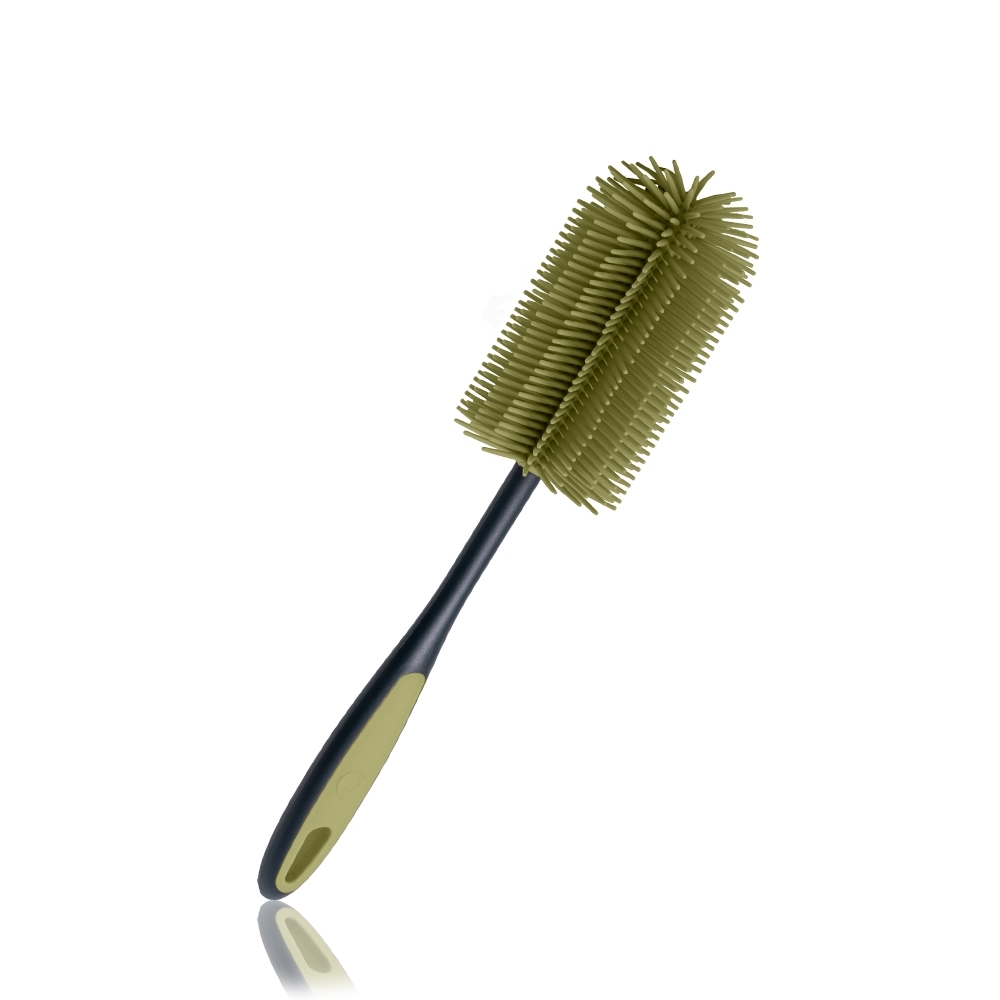 Kochblume - Silikon Spülbürste - 29 cm, olive